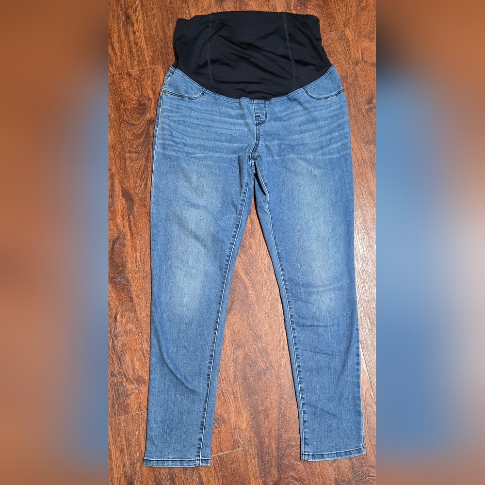 Isabel Maternity Full Belly Band Jean Jeggings Womens Size 10